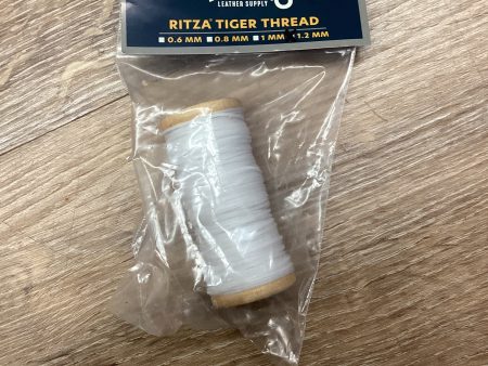 50MT TIGER THREAD, WHITE 1.2MM For Sale