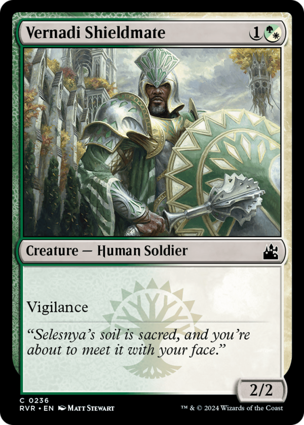 Vernadi Shieldmate [Ravnica Remastered] Hot on Sale