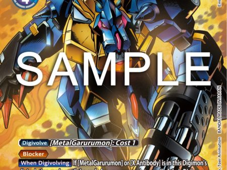 MetalGarurumon (X Antibody) [EX5-026] (English Exclusive Alternate Art) [Animal Colosseum] Online now