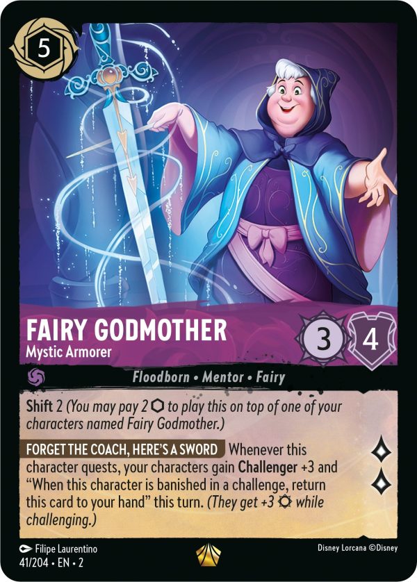 Fairy Godmother - Mystic Armorer (41 204) [Rise of the Floodborn] Cheap