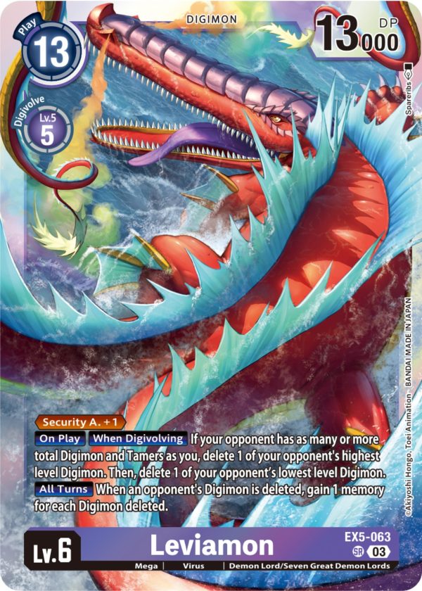 Leviamon [EX5-063] [Animal Colosseum] For Sale