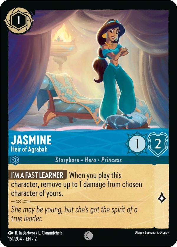 Jasmine - Heir of Agrabah (151 204) [Rise of the Floodborn] Discount