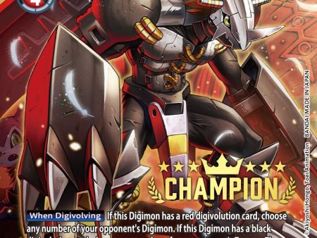 BlackWarGreymon [BT8-070] (Digimon 3-On-3 November 2023 Champion) [New Awakening] Sale