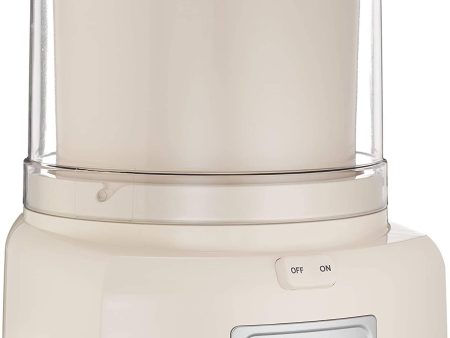 Cuisinart 1.5 QT Ice Cream Maker Cream - Certified Refurbished Sale