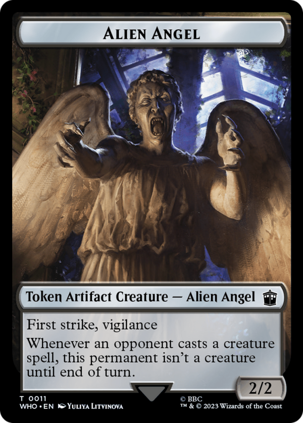 Alien Angel    Dalek Double-Sided Token [Doctor Who Tokens] Fashion