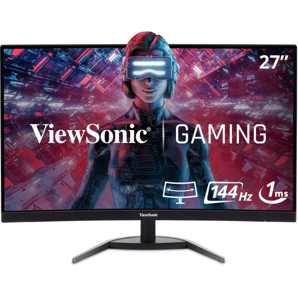 ViewSonic 27  144Hz QHD Curved Monitor - Certified Refurbished For Cheap