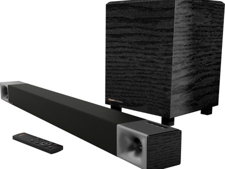 Klipsch Cinema 400 2.1 Ch Sound Bar + 8   Wireless Subwoofer with HDMIARC - Certified Refurbished Hot on Sale