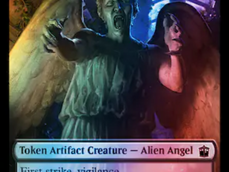 Alien Angel    Alien Salamander Double-Sided Token (Surge Foil) [Doctor Who Tokens] For Sale