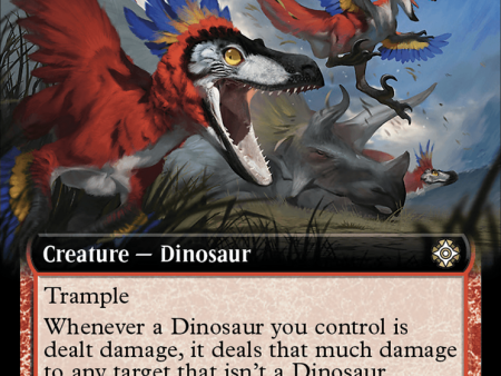 Wrathful Raptors (Extended Art) [The Lost Caverns of Ixalan Commander] For Cheap