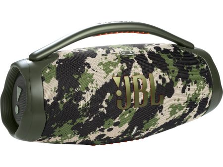 JBL Boombox 3 Portable Bluetooth Speaker, Camo - Certified Refurbished Hot on Sale