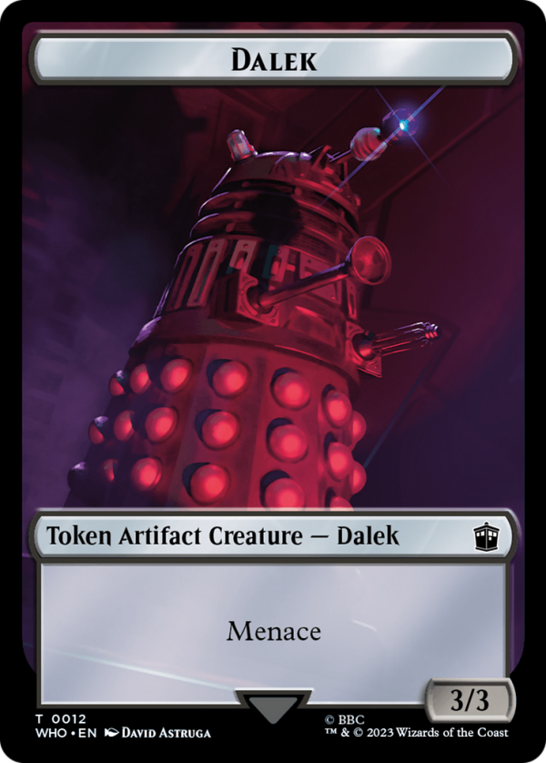 Alien Angel    Dalek Double-Sided Token [Doctor Who Tokens] Fashion