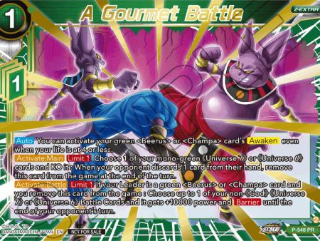 A Gourmet Battle (Championship Z Extra Card Pack 2023) (P-548) [Tournament Promotion Cards] Discount