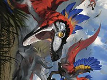 Wrathful Raptors Art Card [The Lost Caverns of Ixalan Art Series] Online Hot Sale