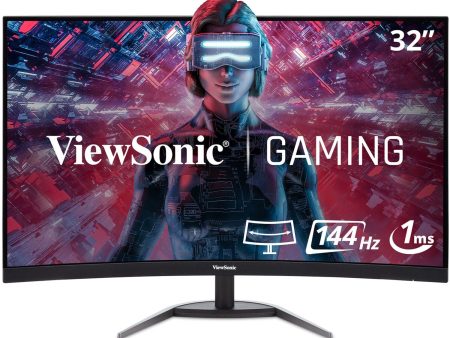 ViewSonic 32  16:9 Curved FreeSync 144 Hz QHD VA Gaming Monitor - Certified Refurbished Online Hot Sale