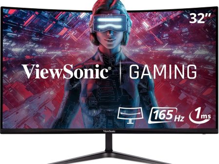 ViewSonic 32  16:9 165 Hz Curved LCD Gaming Monitor - Certified Refurbished Sale